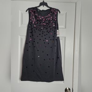 New Black Alfani Dress with Sequins - 10P